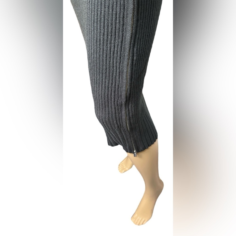 CALVIN KLEIN Woman’s Ribbed Long Sleeve Crew Neck Dress NWT Large - Picture 5 of 6